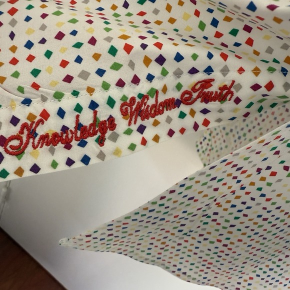 Robert Graham Men's XL Shirt White Multi , Short Sleeve, Button-Up, Classic Fit - Picture 4 of 8